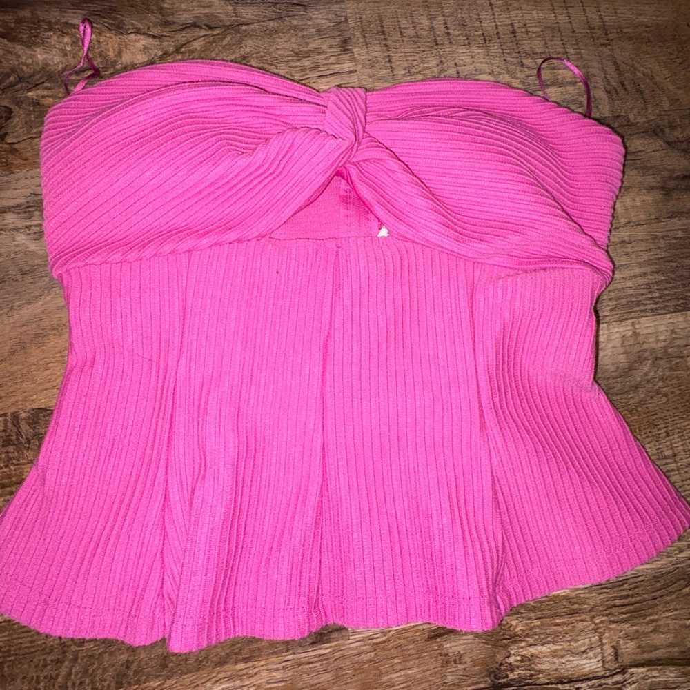 Bright Pink Tube Top